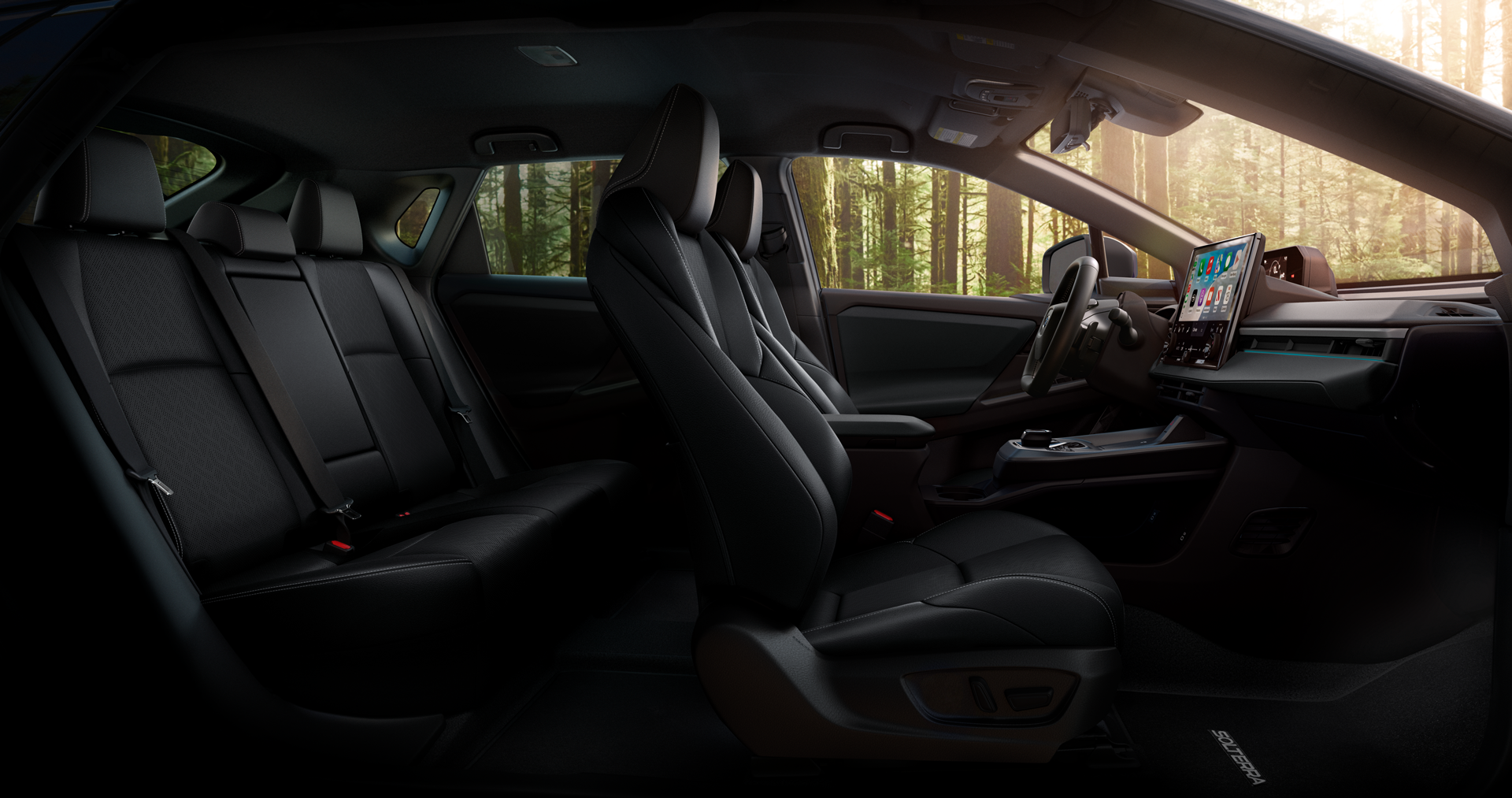 2026 Subaru Solterra Limited XT Shown in Black StarTex