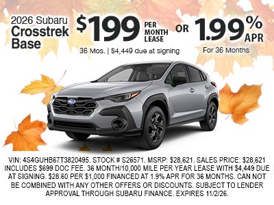 2026 Subaru Crosstrek Base