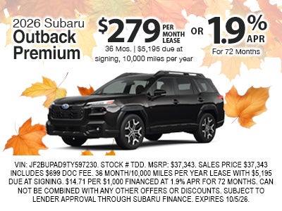 2026 Subaru Outback Premium
