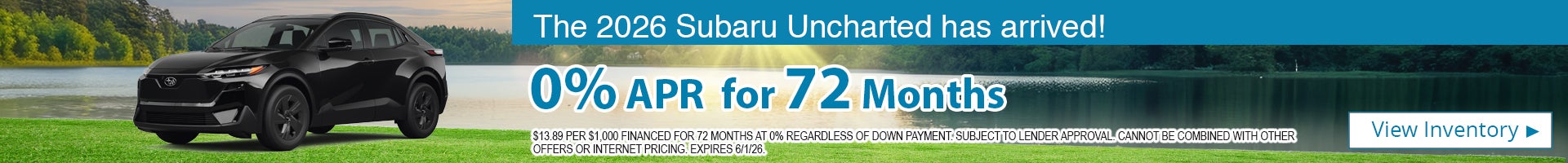 2026 SUbaru Models