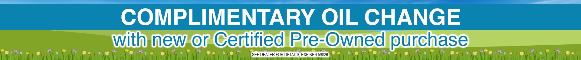 Complimentary Oil Changes 