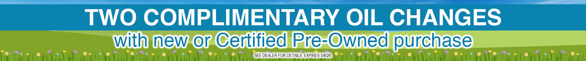 Two Complimentary Oil Changes