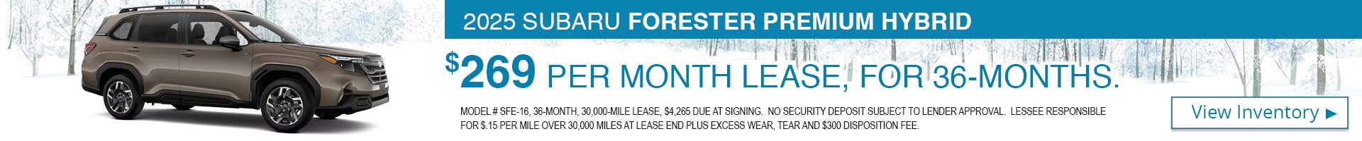 2025 Subaru Forester Premium Hybrid