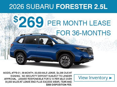 2026 Subaru Forester 2.5L