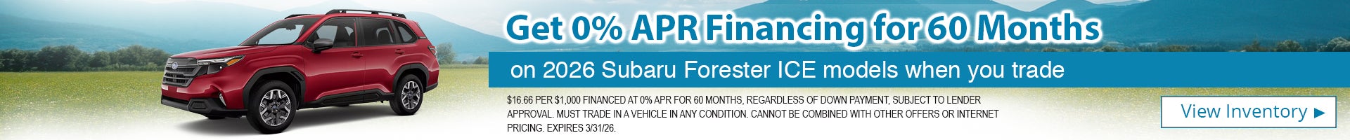 2026 Subaru Forester