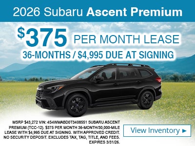 2026 Subaru Ascent Premium