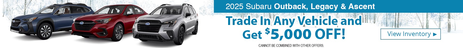 2025 Subaru Outback, Legacy & Ascent
