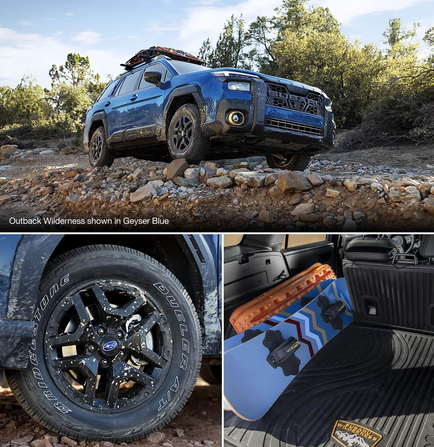 Outback Wilderness Shown in Geyser Blue
