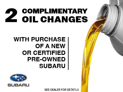 2 Complimentary Oil Change