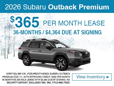 2026 Subaru Outback