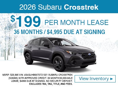 2026 Subaru Crosstrek