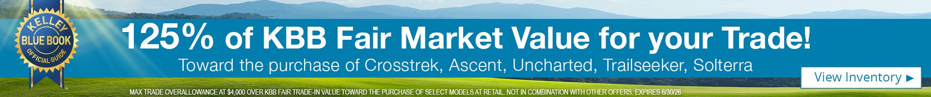 KBB Fair Market Value for your Trade