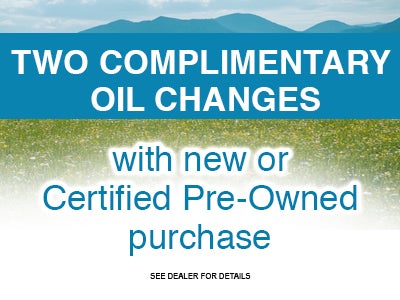 2 Complimentary Oil Change