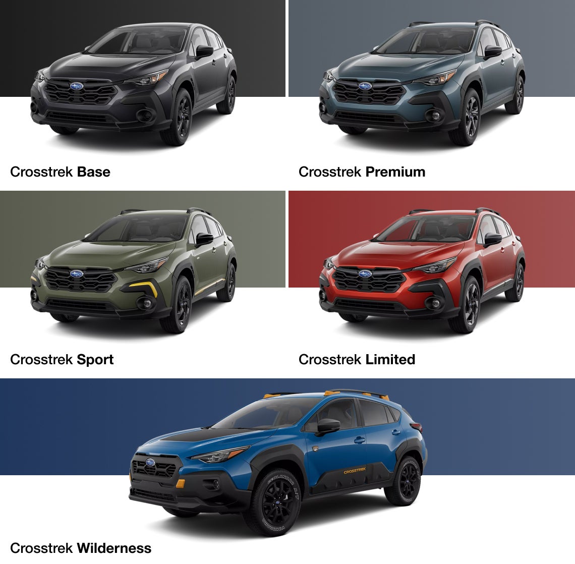 2025 Subaru Crosstrek vs. Honda HR-V Trims & Configurations