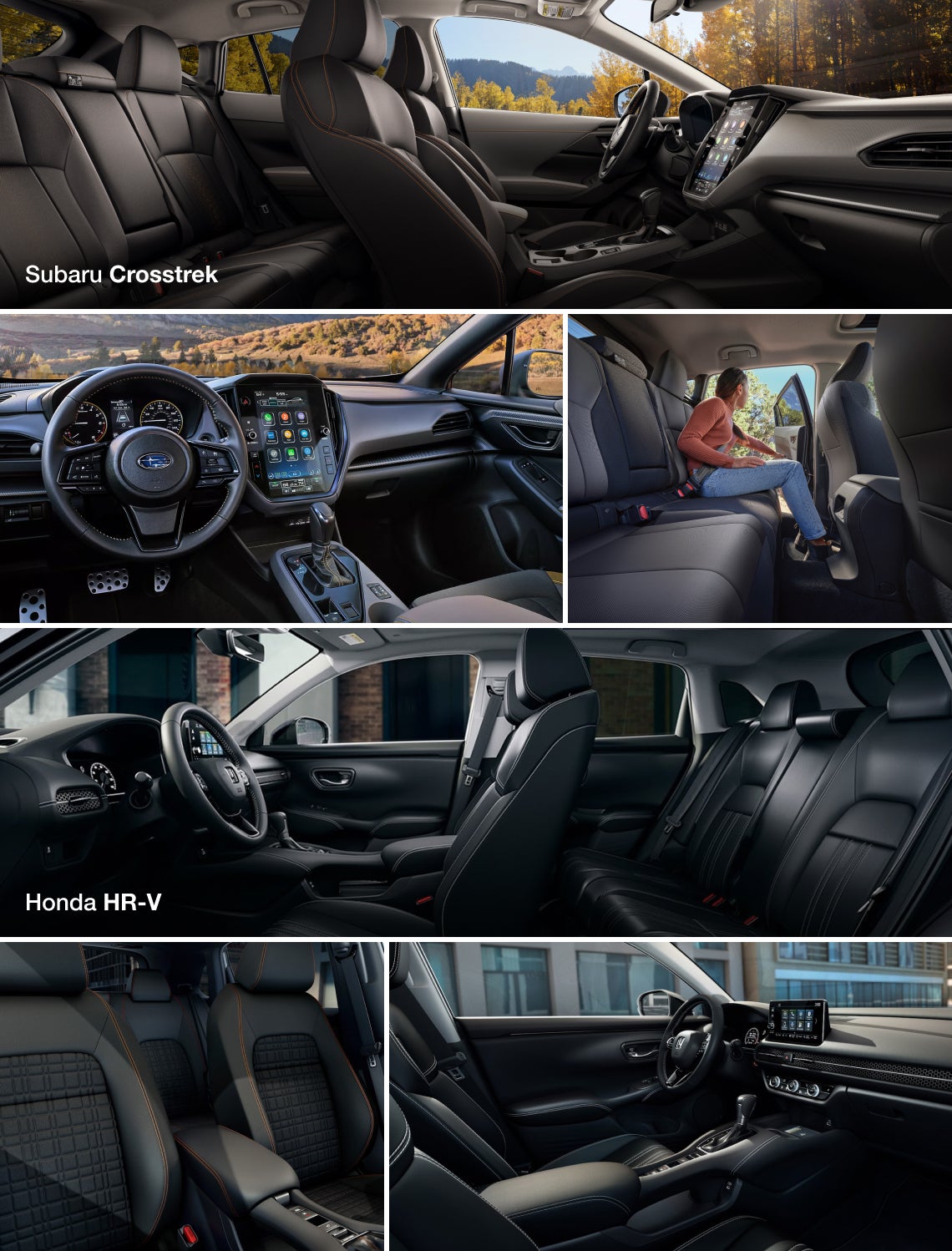 Subaru Crosstrek vs. Honda HR-V Comparison: Features & Comfort